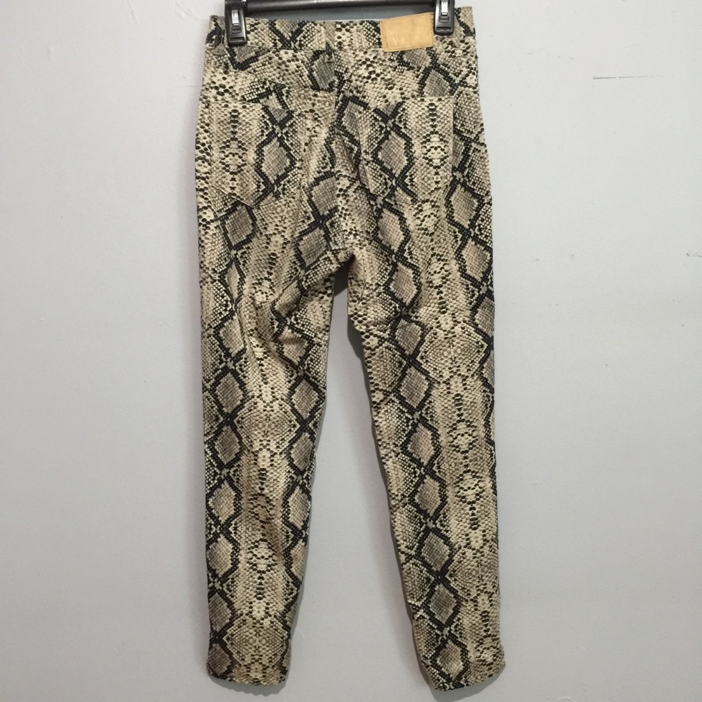 ZARA Snake Skin Skinny Pants size 6 - Picture 4 of 11